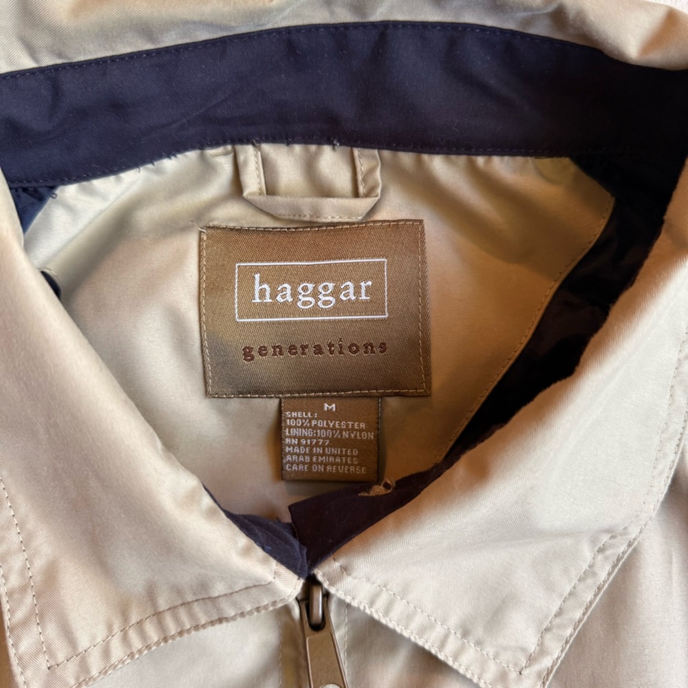 Haggar Generations Men’s Beige Jacket - Picture 3 of 9